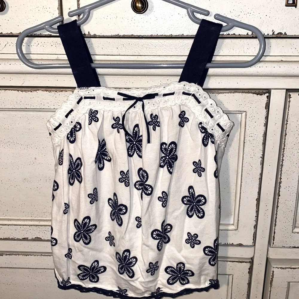 Genuine Osh Kosh B’Gosh Kids shirt Navy White 2T​